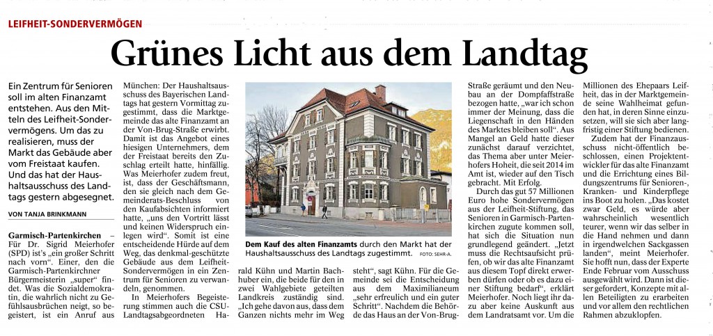 Garmisch-Partenkirchner Tagblatt 4.02.2016