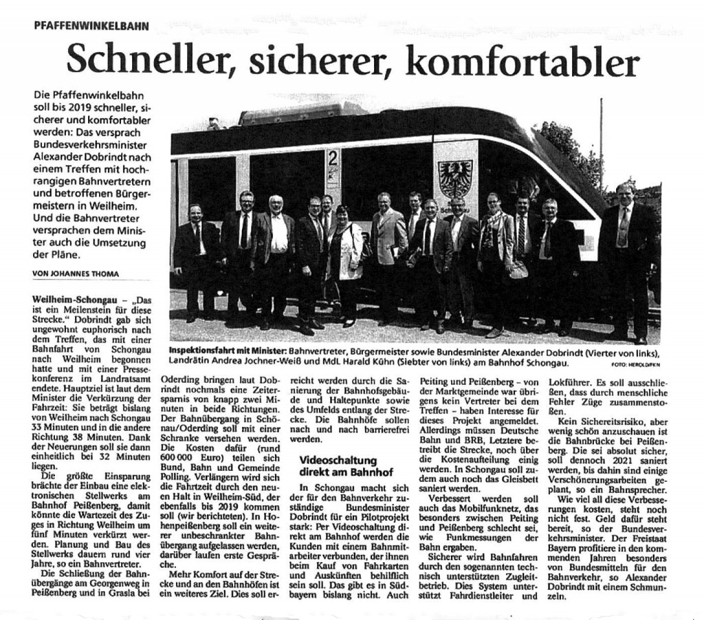 Weilheimer und Schongauer Tagblatt 3.06.2015