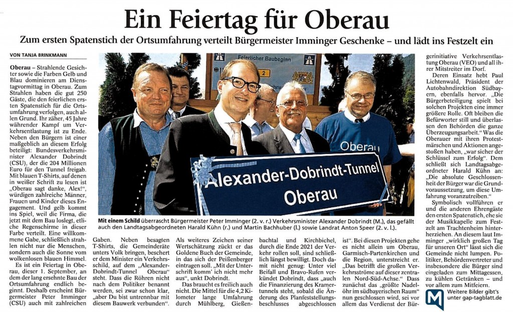 Garmisch-Partenkirchner Tagblatt 2.09.2015