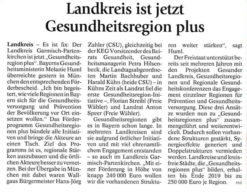 29.10.2015 Garmisch-Partenkirchner Tagblatt