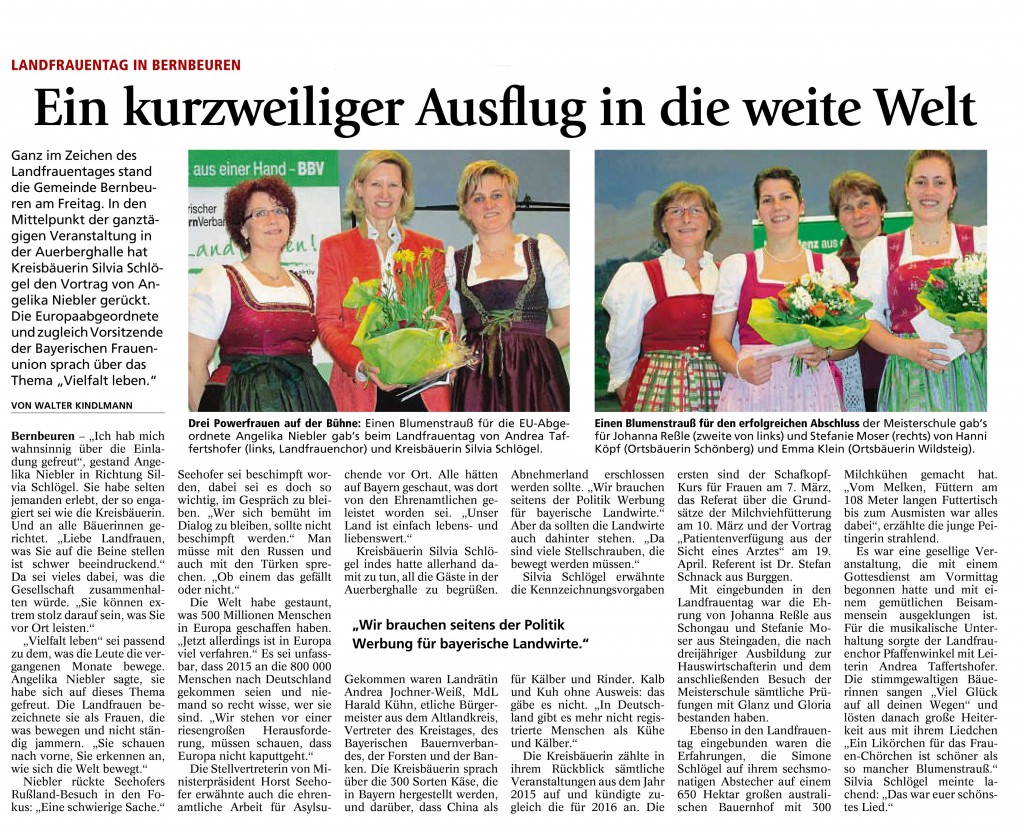 Schongauer Tagblatt 22.02.2016