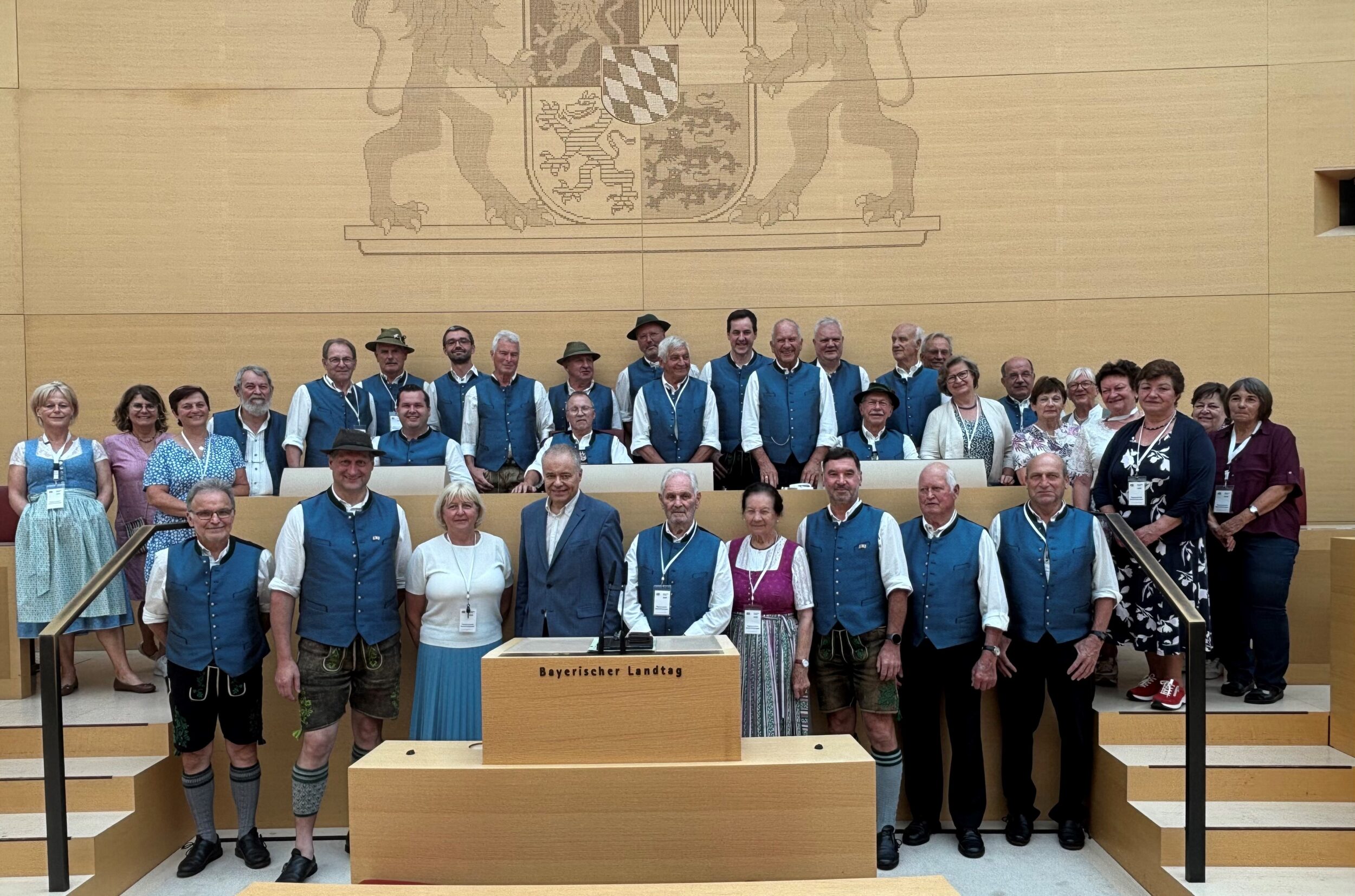 Besuch des Männergesangverein Obersöchering im Maximilianeum